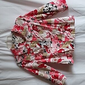 Christopher Banks stretch floral jacket Petite M